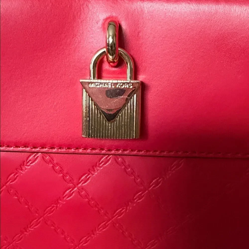 NWOT MICHAEL Michael Kors Red Satchel